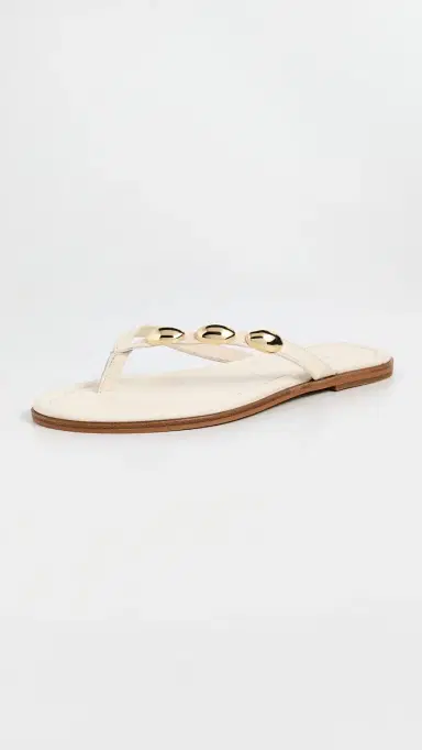 Dolce Vita Juny Thong Sandals Off White Leather | Thumbnail 5