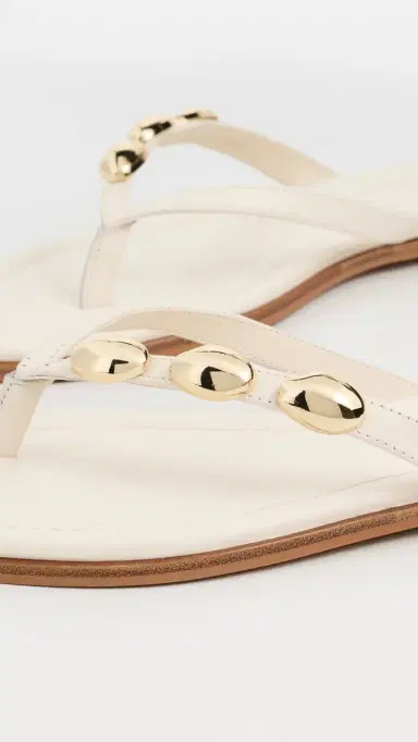 Dolce Vita Juny Thong Sandals Off White Leather | Thumbnail 6