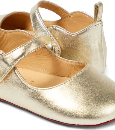 Christian Louboutin Kids Baby Love Chick leather ballet flats | Thumbnail 4