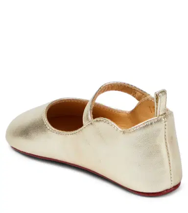 Christian Louboutin Kids Baby Love Chick leather ballet flats | Thumbnail 5