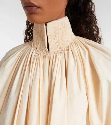 Khaite Durer cotton-blend blouse | Thumbnail 4