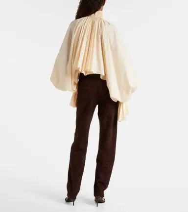 Khaite Durer cotton-blend blouse | Thumbnail 6