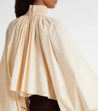 Khaite Durer cotton-blend blouse | Thumbnail 7