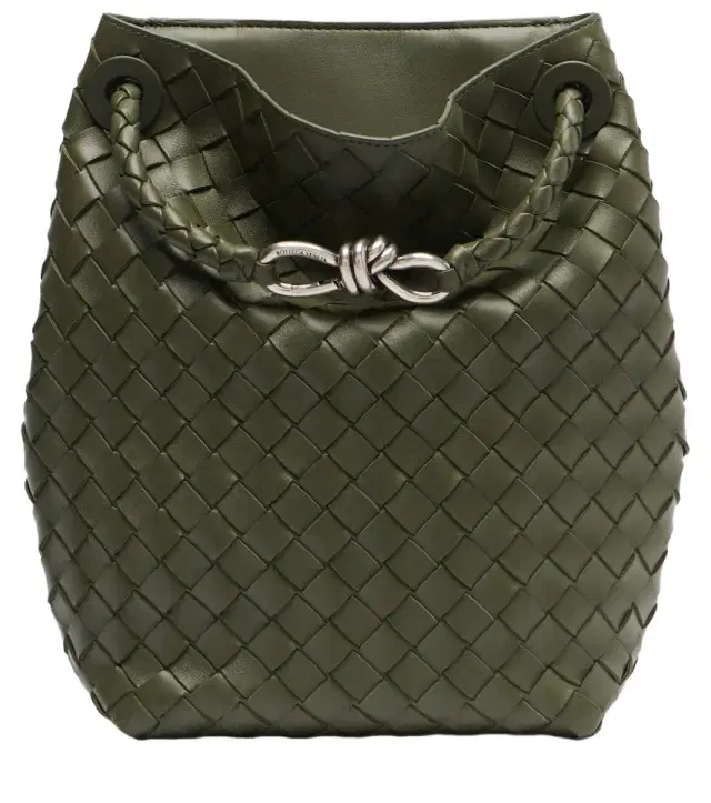 Bottega Veneta Andiamo Intrecciato Small leather bucket bag