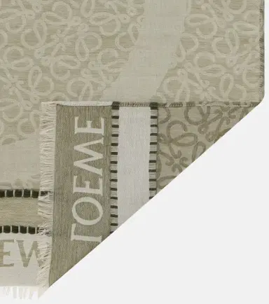 Loewe Anagram cotton jacquard scarf | Thumbnail 2