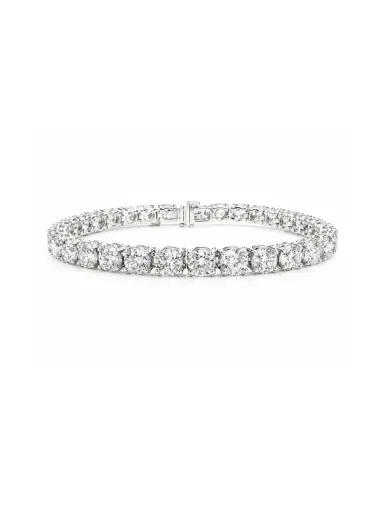 Wish Fine Jewelry 13.63ct Diamond 18K Gold Classic Tennis Bracelet | Thumbnail 1 Wish Fine Jewelry 13.63ct Diamond 18K Gold Classic Tennis Bracelet | Thumbnail 1