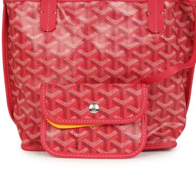 goyard Goyard Goyardine Canvas Fuchsia Anjou Mini Tote Palladium Hardware | Thumbnail 6 goyard Goyard Goyardine Canvas Fuchsia Anjou Mini Tote Palladium Hardware | Thumbnail 6