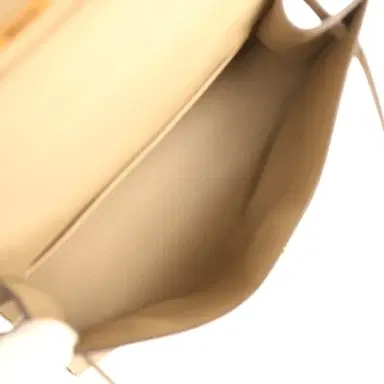 HERMÈS Hermes Kelly Pochette Beige Marfa Swift Gold Hardware | Thumbnail 8 HERMÈS Hermes Kelly Pochette Beige Marfa Swift Gold Hardware | Thumbnail 8