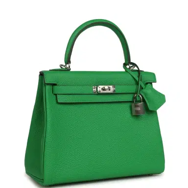 HERMÈS Hermes Kelly Retourne 25 Bambou Togo Palladium Hardware | Thumbnail 2 HERMÈS Hermes Kelly Retourne 25 Bambou Togo Palladium Hardware | Thumbnail 2