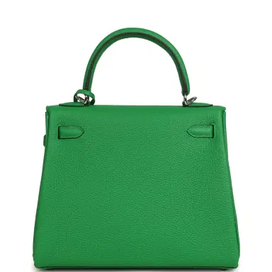 HERMÈS Hermes Kelly Retourne 25 Bambou Togo Palladium Hardware | Thumbnail 4 HERMÈS Hermes Kelly Retourne 25 Bambou Togo Palladium Hardware | Thumbnail 4