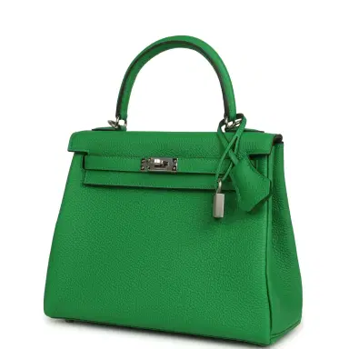 HERMÈS Hermes Kelly Retourne 25 Bambou Togo Palladium Hardware | Thumbnail 5 HERMÈS Hermes Kelly Retourne 25 Bambou Togo Palladium Hardware | Thumbnail 5