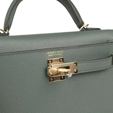 HERMÈS Hermes Kelly Sellier 20 Vert Amande Epsom Permabrass Hardware | Thumbnail 7 HERMÈS Hermes Kelly Sellier 20 Vert Amande Epsom Permabrass Hardware | Thumbnail 7