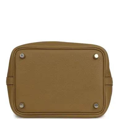 HERMÈS Hermes Picotin Lock 18 Dune Clemence Palladium Hardware | Thumbnail 6 HERMÈS Hermes Picotin Lock 18 Dune Clemence Palladium Hardware | Thumbnail 6