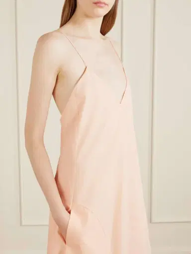 Khaite Iben Paneled Cotton-poplin Midi Dress | Thumbnail 4 Khaite Iben Paneled Cotton-poplin Midi Dress | Thumbnail 4