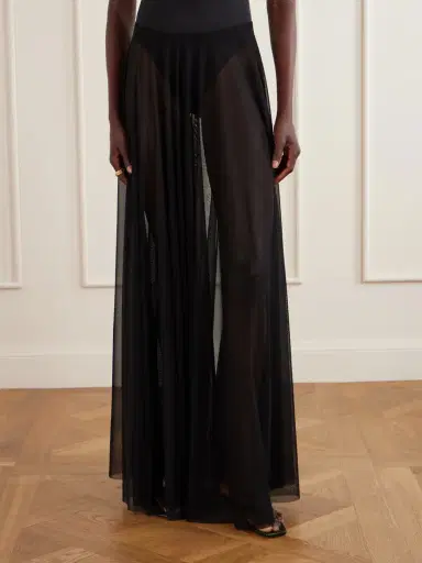 Norma Kamali Tulle Maxi Skirt | Thumbnail 3