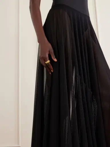 Norma Kamali Tulle Maxi Skirt | Thumbnail 5