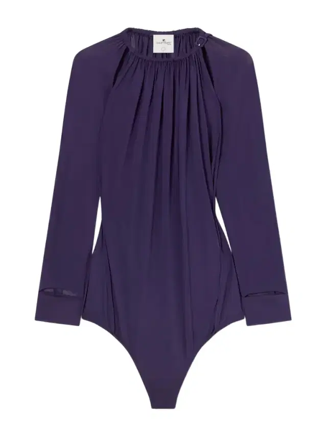 Cut-out Jersey Bodysuit