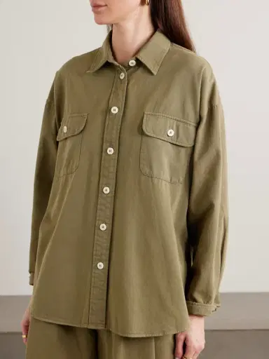 Jamie Haller The Big Oversized Cotton-twill Shirt | Thumbnail 3