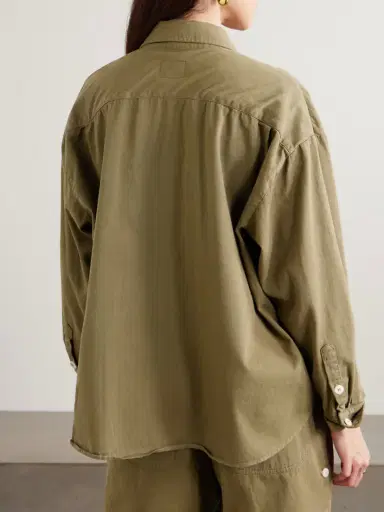 Jamie Haller The Big Oversized Cotton-twill Shirt | Thumbnail 4