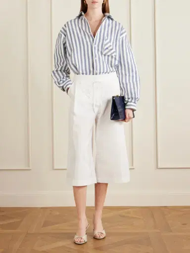 Jacquemus La Chemise Voilier Striped Cotton-poplin Shirt | Thumbnail 2
