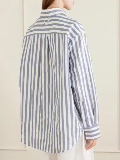 Jacquemus La Chemise Voilier Striped Cotton-poplin Shirt | Thumbnail 4