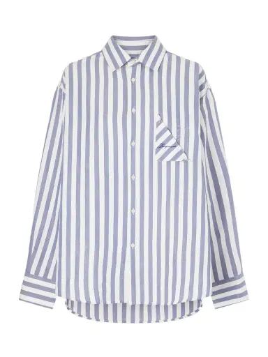 Jacquemus La Chemise Voilier Striped Cotton-poplin Shirt | Thumbnail 1