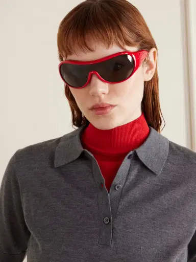 Miu Miu Eyewear Rounded-frame Acetate Sunglasses | Thumbnail 2
