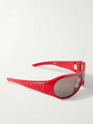 Miu Miu Eyewear Rounded-frame Acetate Sunglasses | Thumbnail 3