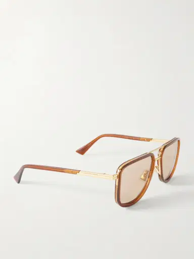 Bottega Veneta Eyewear Aviator-style Acetate Sunglasses | Thumbnail 3