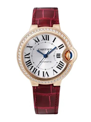 Cartier Ballon Bleu De Automatic 18-karat Rose Gold Diamond Watch | Thumbnail 1 Cartier Ballon Bleu De Automatic 18-karat Rose Gold Diamond Watch | Thumbnail 1