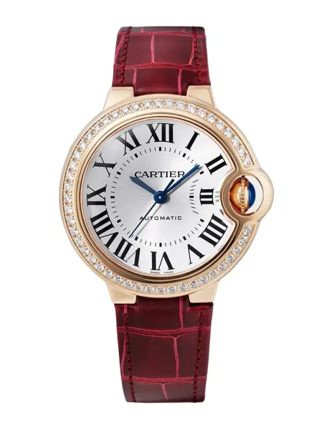 Cartier Ballon Bleu De  Automatic 18-karat Rose Gold Diamond Watch