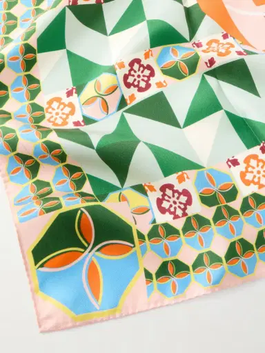 Cristiano Marcheli Alessandra Printed Silk-twill Scarf | Thumbnail 4