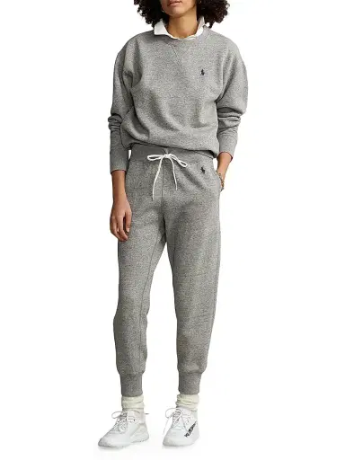 Polo Ralph Lauren Women's Lightweight Seasonal Fleece Jogger Pants | Thumbnail 2 Polo Ralph Lauren Women's Lightweight Seasonal Fleece Jogger Pants | Thumbnail 2