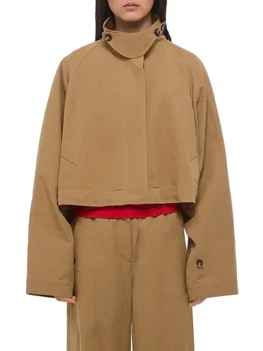 Helmut Lang Women's Cropped Trench Jacket - Trench - Size Large | Thumbnail 3 Helmut Lang Women's Cropped Trench Jacket - Trench - Size Large | Thumbnail 3