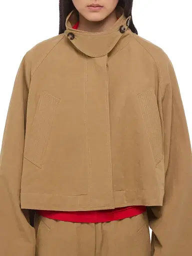 Helmut Lang Women's Cropped Trench Jacket - Trench - Size Large | Thumbnail 8 Helmut Lang Women's Cropped Trench Jacket - Trench - Size Large | Thumbnail 8