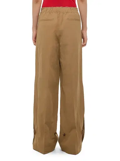 Helmut Lang Women's Trench Cotton-Linen Pull-On Trousers | Thumbnail 5 Helmut Lang Women's Trench Cotton-Linen Pull-On Trousers | Thumbnail 5