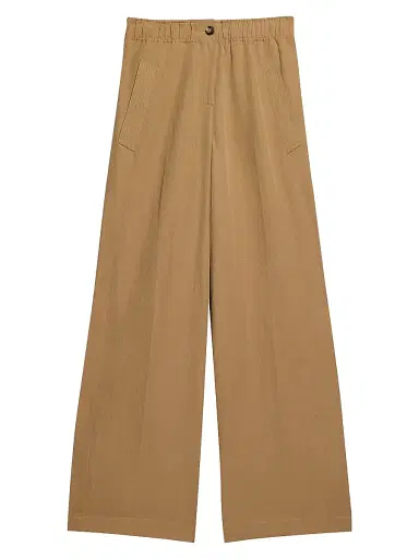 Helmut Lang Women's Trench Cotton-Linen Pull-On Trousers | Thumbnail 1 Helmut Lang Women's Trench Cotton-Linen Pull-On Trousers | Thumbnail 1