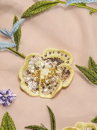 Milly Women's Ivette Sequin-Embroidered Minidress | Thumbnail 7