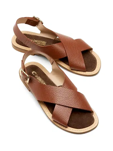 La Canadienne Women's Freeda Leather Sandals | Thumbnail 3
