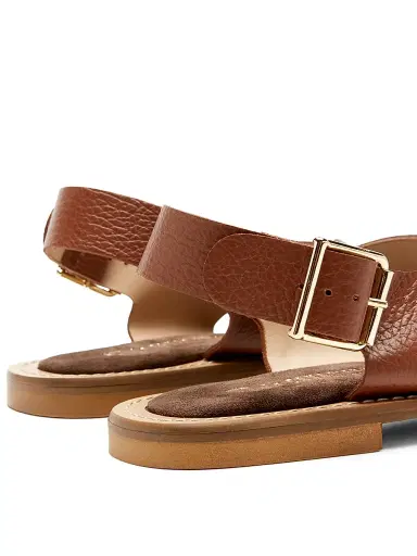 La Canadienne Women's Freeda Leather Sandals | Thumbnail 4