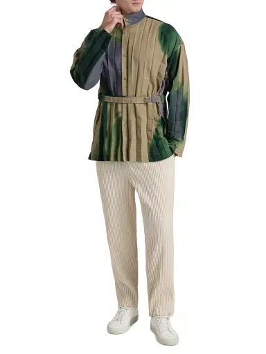 Homme Plissé Issey Miyake Men's Dawn Edge Shirt | Thumbnail 2