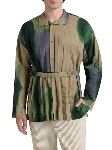 Homme Plissé Issey Miyake Men's Dawn Edge Shirt | Thumbnail 3