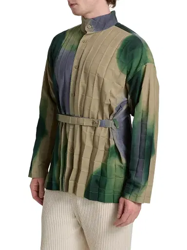 Homme Plissé Issey Miyake Men's Dawn Edge Shirt | Thumbnail 4