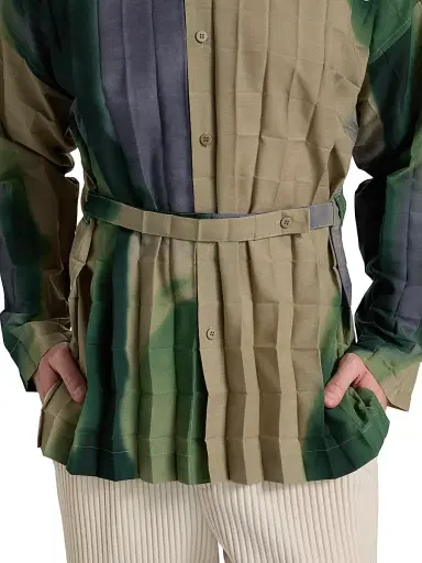 Homme Plissé Issey Miyake Men's Dawn Edge Shirt | Thumbnail 6