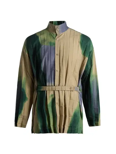 Homme Plissé Issey Miyake Men's Dawn Edge Shirt | Thumbnail 1