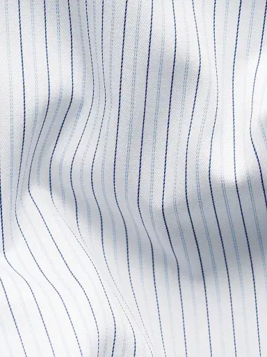 Eton Men's Elevated Striped Cotton Contemporary-Fit Shirt - Blue - Size 18 | Thumbnail 8 Eton Men's Elevated Striped Cotton Contemporary-Fit Shirt - Blue - Size 18 | Thumbnail 8