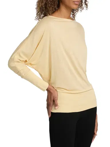 TOTEME Women's Boatneck Jersey Top - Champagne - Size XL | Thumbnail 4 TOTEME Women's Boatneck Jersey Top - Champagne - Size XL | Thumbnail 4