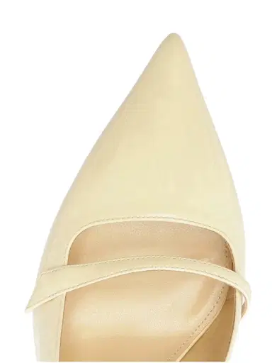 Alexandre Birman Women's Tita 60MM Patent Leather Slingback Pumps - Creamy - Size 9 | Thumbnail 5
