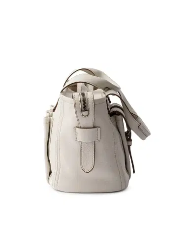 Prada Women's Route Medium Leather Tote Bag - Beige Khaki | Thumbnail 6