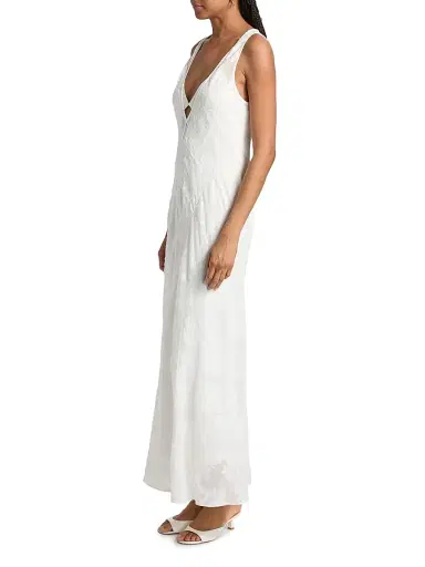 Significant Other Women's Pola Embroidered Sleeveless Maxi Dress | Thumbnail 4 Significant Other Women's Pola Embroidered Sleeveless Maxi Dress | Thumbnail 4